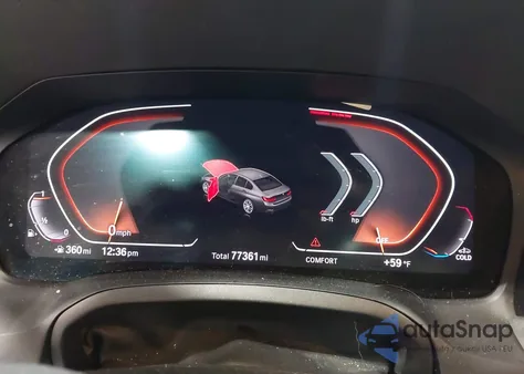 2020 BMW 3 Series 330I xDrive z USA, uszkodzony, nr VIN 3MW5R7J03L8B09370